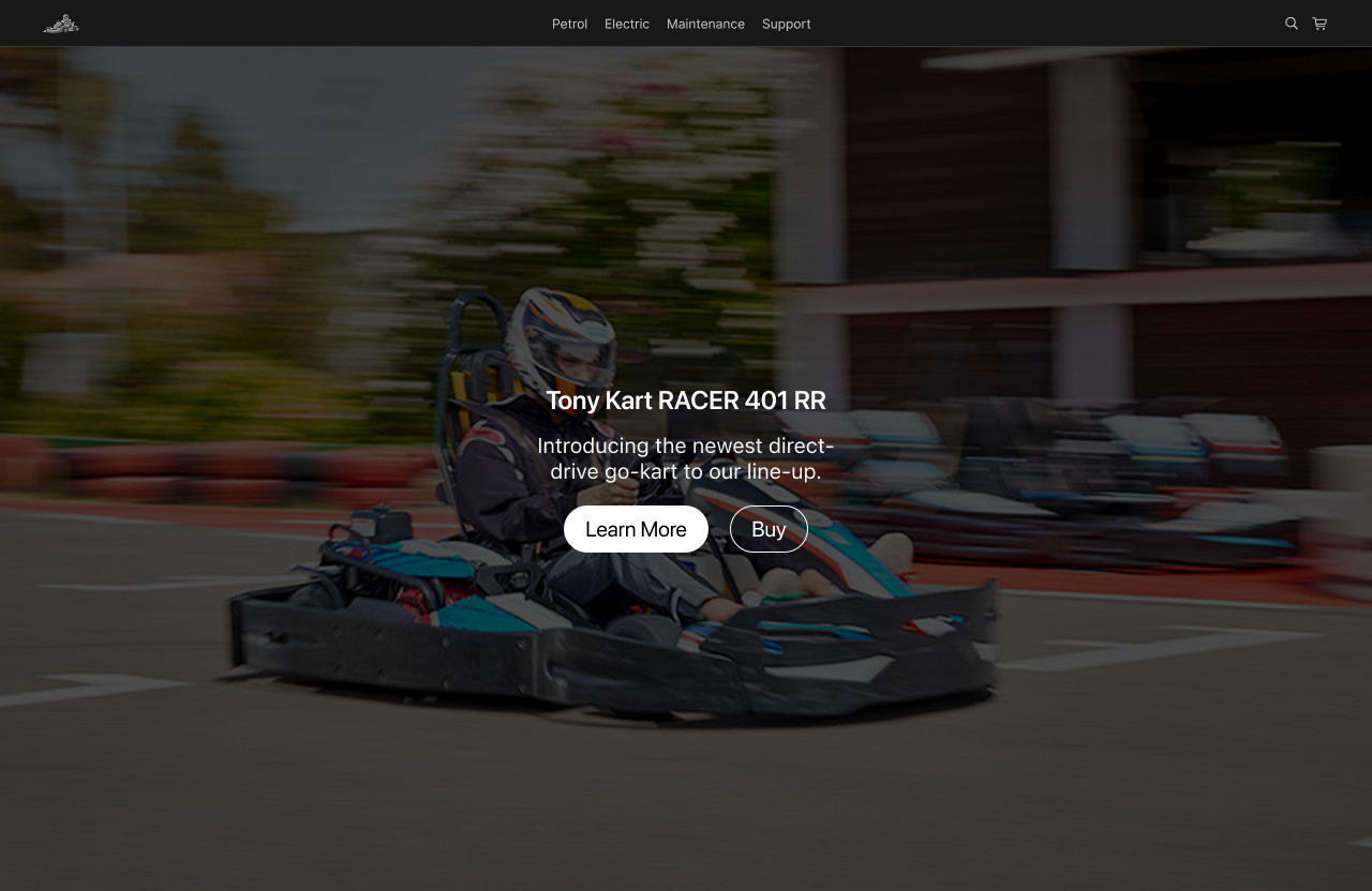 Kart webshop