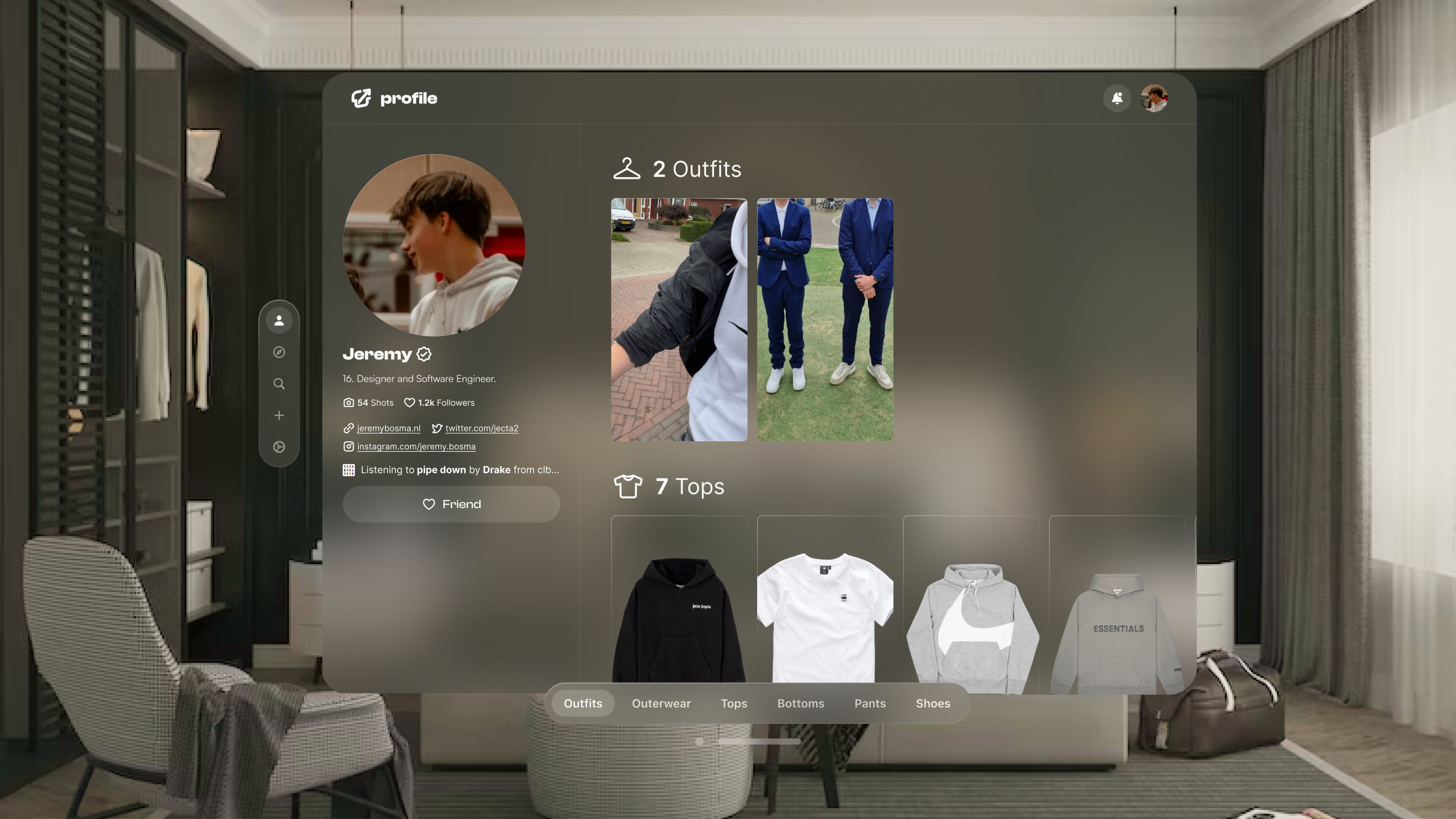 Outfitsbio Vision Pro